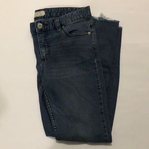 Free People distressed skinny jeans